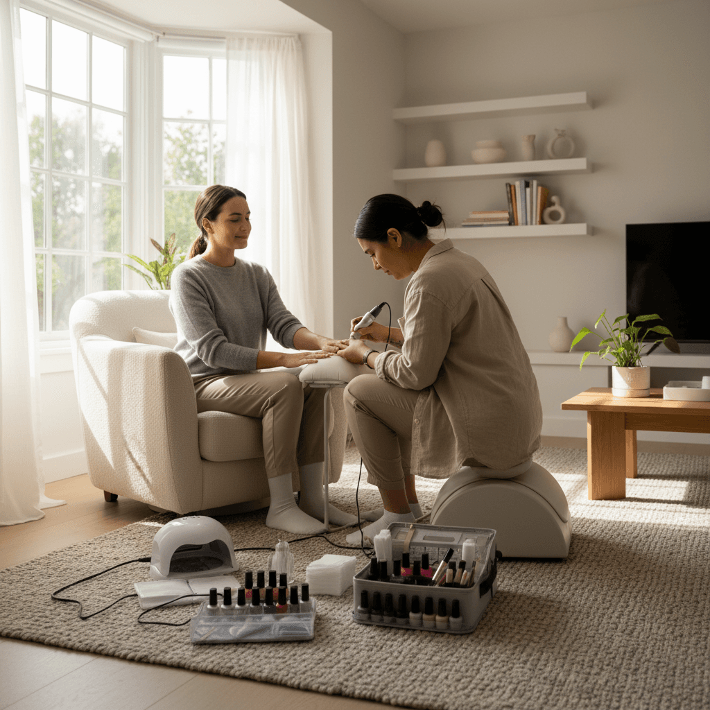 Mobile nail care at home